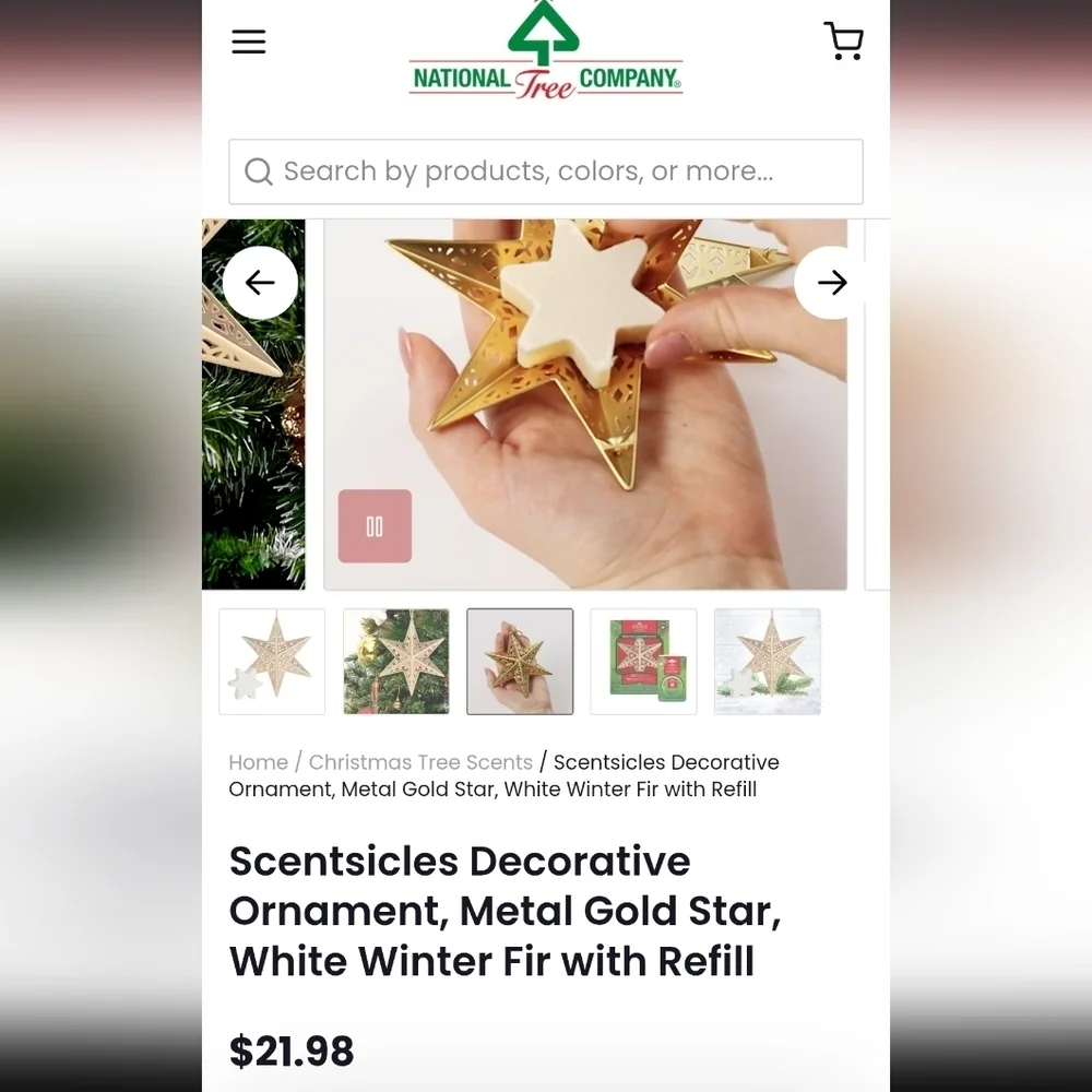 Scentsicles Star Scented Ornament